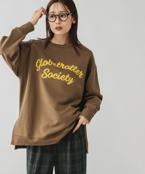 GLOBAL WORK（グローバルワーク）の「乾きやすいプリントスウェット/580953（スウェット・レディース・チャコールグレー/オフホワイト/ホワイト/キャメル/ライトグレー/ネイビー/ダークグレー・LONG/SHORT/REGULAR）」の20枚目の写真