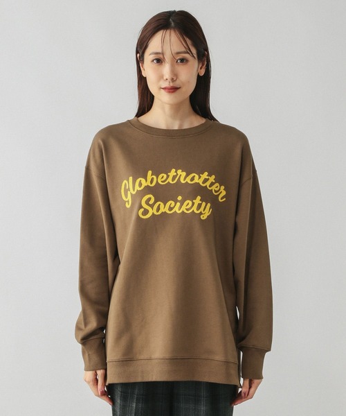 GLOBAL WORK（グローバルワーク）の「乾きやすいプリントスウェット/580953（スウェット・レディース・チャコールグレー/オフホワイト/ホワイト/キャメル/ライトグレー/ネイビー/ダークグレー・LONG/SHORT/REGULAR）」の21枚目の写真