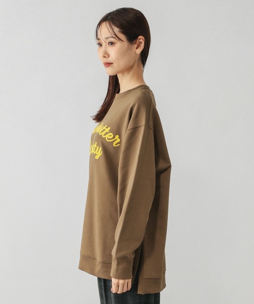 GLOBAL WORK（グローバルワーク）の「乾きやすいプリントスウェット/580953（スウェット・レディース・チャコールグレー/オフホワイト/ホワイト/キャメル/ライトグレー/ネイビー/ダークグレー・LONG/SHORT/REGULAR）」の22枚目の写真