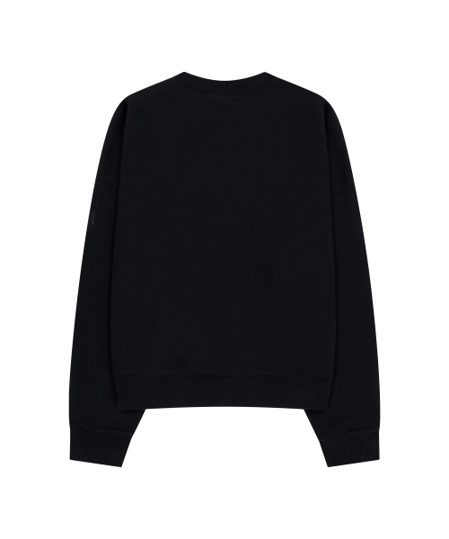 SLOWACID（スローアシッド）の「ウォッシュドチカーノワイドスウェットシャツ[ブラック]（スウェット・レディース・ブラック・SMALL/MEDIUM/LARGE）」の2枚目の写真
