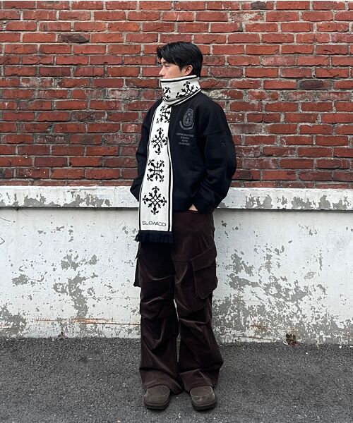 SLOWACID（スローアシッド）の「ウォッシュドチカーノワイドスウェットシャツ[ブラック]（スウェット・レディース・ブラック・SMALL/MEDIUM/LARGE）」の6枚目の写真