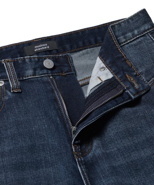 MUSINSA STANDARD（ムシンサスタンダード）の「[クールタンダード] ストレートデニムパンツ [ミディアムインディゴ]（デニムパンツ・メンズ・その他・42/34/30/27/28/29/31/32/33/36/38/40）」の8枚目の写真
