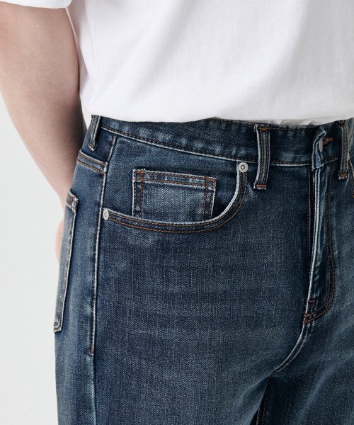 MUSINSA STANDARD（ムシンサスタンダード）の「[クールタンダード] ストレートデニムパンツ [ミディアムインディゴ]（デニムパンツ・メンズ・その他・42/34/30/27/28/29/31/32/33/36/38/40）」の7枚目の写真