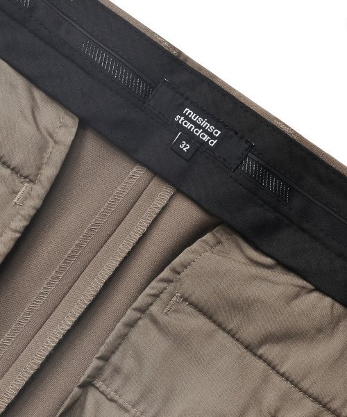 MUSINSA STANDARD（ムシンサスタンダード）の「軽量リアルワイドヒドゥンバンディングスラックス【ダスティベージュ】（スラックス・メンズ・その他・28/40/38/42/26/27）」の9枚目の写真
