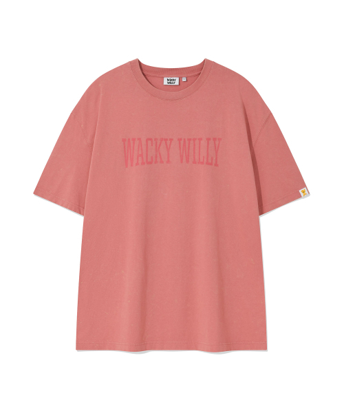 Wacky WiLLy(ワッキーウィリー)の「ピグメントダイ半袖Tシャツピンク(Tシャツ/カットソー・レディース・その他・LARGE/X-LARGE/SMALL/MEDIUM)」の2枚目の写真