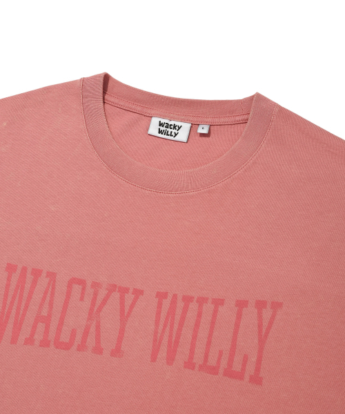 Wacky WiLLy(ワッキーウィリー)の「ピグメントダイ半袖Tシャツピンク(Tシャツ/カットソー・レディース・その他・LARGE/X-LARGE/SMALL/MEDIUM)」の4枚目の写真