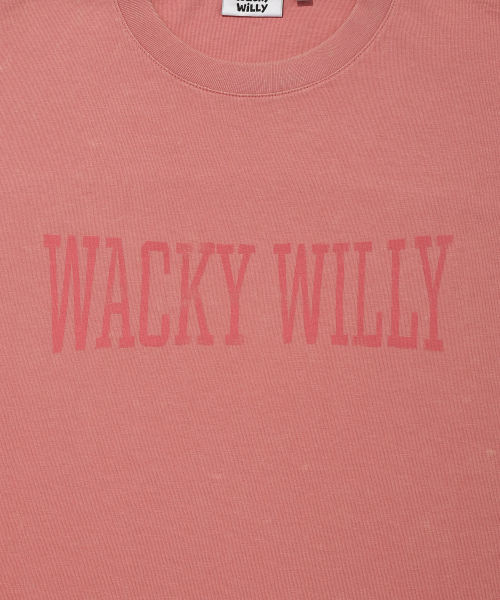 Wacky WiLLy(ワッキーウィリー)の「ピグメントダイ半袖Tシャツピンク(Tシャツ/カットソー・レディース・その他・LARGE/X-LARGE/SMALL/MEDIUM)」の5枚目の写真