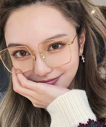 メガネ（ゴールド/金色系・スクエア）ファッション通販 - ZOZOTOWN