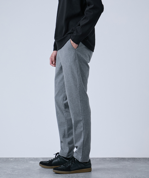 B.C STOCK（ベーセーストック）の「WONDER SHAPE スリムテーパードパンツ（チノパンツ・メンズ・ブラック系その他/グレー/ダークブルー・MEDIUM/LARGE）」の19枚目の写真