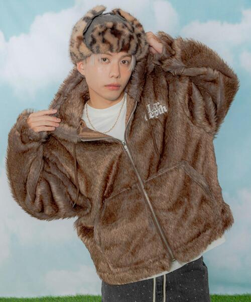 LTR DEPTH（レイターデプス）の「LTR DEPTH/ファーフードロゴブルゾン（ブルゾン・メンズ・ブラウン系その他/グレー系その他・LARGE/MEDIUM）」の15枚目の写真