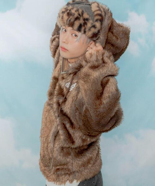 LTR DEPTH（レイターデプス）の「LTR DEPTH/ファーフードロゴブルゾン（ブルゾン・メンズ・ブラウン系その他/グレー系その他・LARGE/MEDIUM）」の16枚目の写真