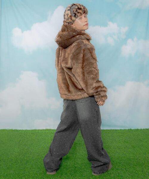 LTR DEPTH（レイターデプス）の「LTR DEPTH/ファーフードロゴブルゾン（ブルゾン・メンズ・ブラウン系その他/グレー系その他・LARGE/MEDIUM）」の18枚目の写真