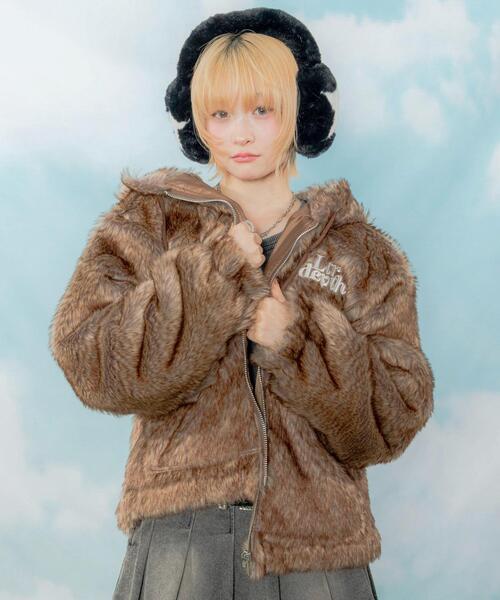 LTR DEPTH（レイターデプス）の「LTR DEPTH/ファーフードロゴブルゾン（ブルゾン・メンズ・ブラウン系その他/グレー系その他・LARGE/MEDIUM）」の20枚目の写真