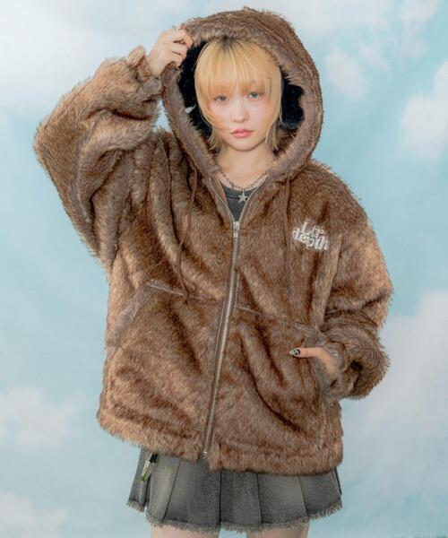 LTR DEPTH（レイターデプス）の「LTR DEPTH/ファーフードロゴブルゾン（ブルゾン・メンズ・ブラウン系その他/グレー系その他・LARGE/MEDIUM）」の21枚目の写真