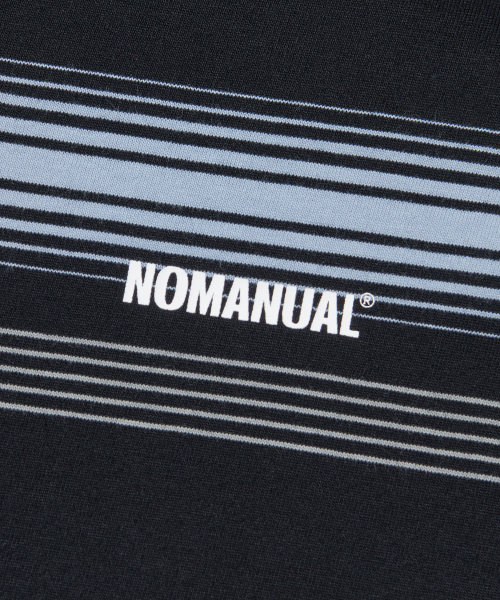 NOMANUAL(NOMANUAL)の「NM STRIPED LONG SLEEVE TEE - BLACK(Tシャツ/カットソー・レディース・その他・X-LARGE/LARGE/MEDIUM)」の6枚目の写真