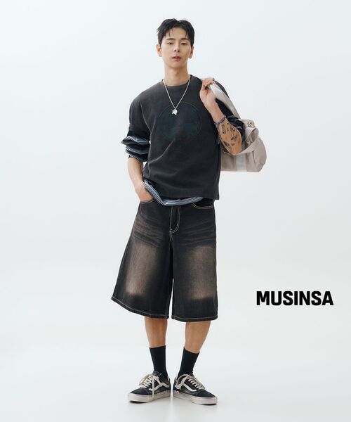 NOMANUAL(NOMANUAL)の「NM STRIPED LONG SLEEVE TEE - BLACK(Tシャツ/カットソー・レディース・その他・X-LARGE/LARGE/MEDIUM)」の7枚目の写真