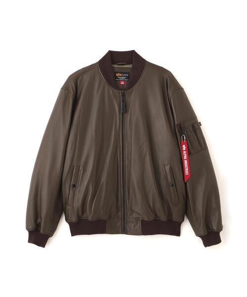 ALPHA INDUSTRIES/アルファ インダストリーズ/LEATHER MA-1 FLIGHT