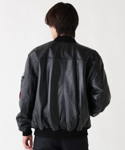 ALPHA INDUSTRIES/アルファ インダストリーズ/LEATHER MA-1 FLIGHT