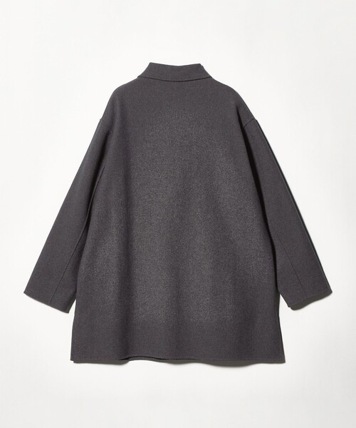 green label relaxing(グリーンレーベルリラクシング)の「ウールナイロン リバー ステンカラーコート(ステンカラーコート・メンズ・グレー系/ネイビー・XL/S/L/M)」の4枚目の写真