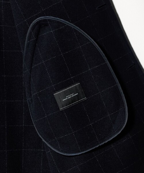 green label relaxing(グリーンレーベルリラクシング)の「ウールナイロン リバー ステンカラーコート(ステンカラーコート・メンズ・グレー系/ネイビー・XL/S/L/M)」の14枚目の写真