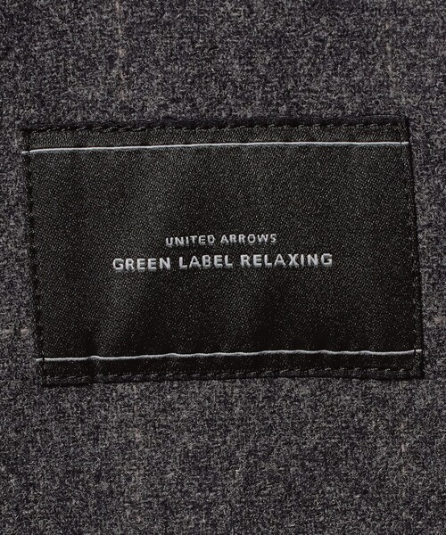 green label relaxing(グリーンレーベルリラクシング)の「ウールナイロン リバー ステンカラーコート(ステンカラーコート・メンズ・グレー系/ネイビー・XL/S/L/M)」の16枚目の写真