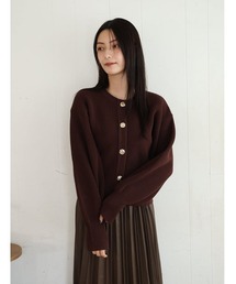 fifth | ゴールドボタンニットカーディガン(カーディガン/ボレロ)