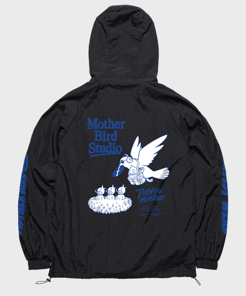 ARTISTWEAR（アーティストウェア）の「[ATW]ソルドアウトフード風防（ナイロンジャケット・レディース・ブラック・MEDIUM/LARGE/X-LARGE/XX-LARGE）」の8枚目の写真