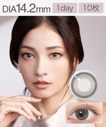 envie（アンヴィ）の「アンヴィ ワンデー シリコーン ハイドロゲル ムードベージュ (10枚入り)（コンタクトレンズ・カラコン）」