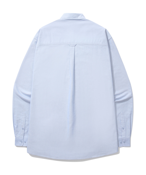 COVERNAT（カバーナット）の「アセンティック C ロゴ オックスフォードシャツ ブルー（シャツ/ブラウス・レディース・その他・LARGE/X-LARGE/X-SMALL/SMALL/MEDIUM/XX-LARGE）」の3枚目の写真