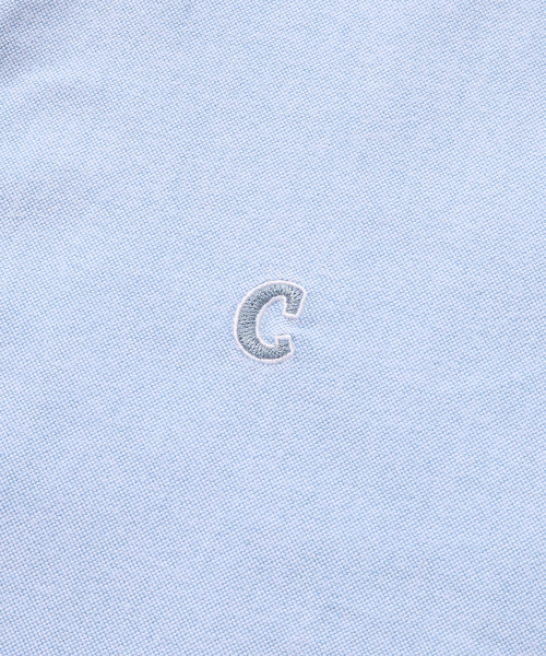 COVERNAT（カバーナット）の「アセンティック C ロゴ オックスフォードシャツ ブルー（シャツ/ブラウス・レディース・その他・LARGE/X-LARGE/X-SMALL/SMALL/MEDIUM/XX-LARGE）」の5枚目の写真