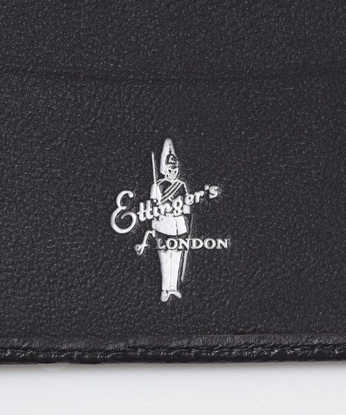 SHIPS(シップス)の「【SHIPS別注】ETTINGER: モロッコレザー ウォレット(名刺入れ・メンズ・ブラック・ONE SIZE)」の2枚目の写真