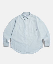 ESPIONAGE | Seersucker Comfy Shirt Blue Stripe(シャツ/ブラウス)