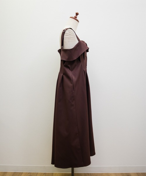 CLETTE(クレット)の「CLETTEオリジナルフロントボタンフラップワンピース(ワンピース・レディース・ブラック/ワイン/ベージュ・4L/3L/LL)」の14枚目の写真