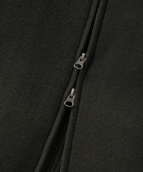 NONBLANK（ノンブランク）の「ニットカラーウールブレンドショートジャケット_DARK GREY（その他アウター・メンズ・チャコール・LARGE/MEDIUM/X-LARGE）」の6枚目の写真