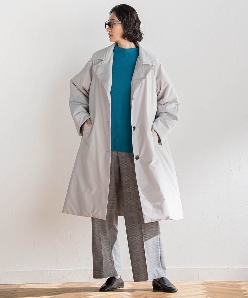 セール】<保温・蓄熱>空気をまとう'軽暖'コート（その他アウター）｜la