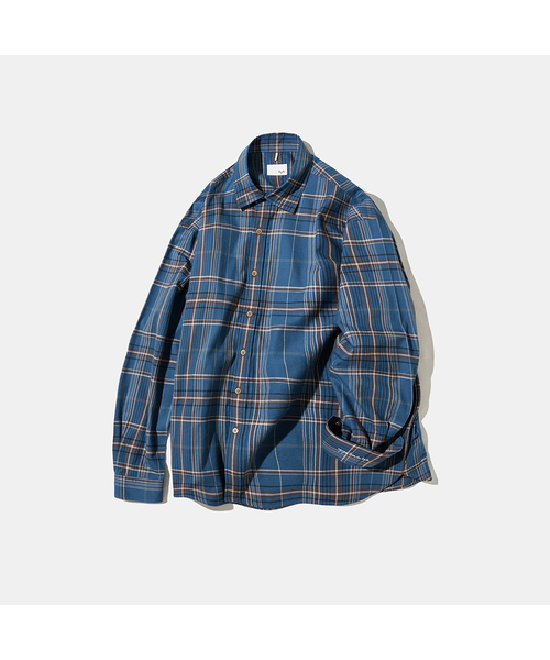 Diamond Layla(ダイアモンドレイラ)の「Rusty Lake Check Shirt S181(シャツ/ブラウス・メンズ・ネイビー・MEDIUM/LARGE/X-LARGE/XX-LARGE)」の1枚目の写真