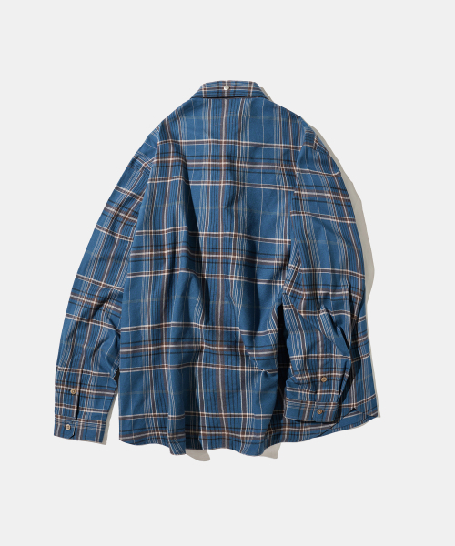 Diamond Layla(ダイアモンドレイラ)の「Rusty Lake Check Shirt S181(シャツ/ブラウス・メンズ・ネイビー・MEDIUM/LARGE/X-LARGE/XX-LARGE)」の2枚目の写真