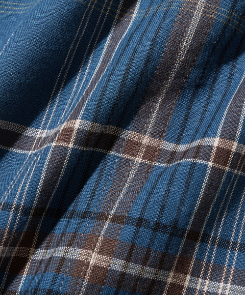 Diamond Layla(ダイアモンドレイラ)の「Rusty Lake Check Shirt S181(シャツ/ブラウス・メンズ・ネイビー・MEDIUM/LARGE/X-LARGE/XX-LARGE)」の9枚目の写真