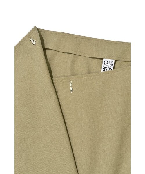 CURRENT（カレント）の「CHECK WRAP MINI SKIRT KS [MUSTARD]（スカート・レディース・その他・FREE）」の4枚目の写真