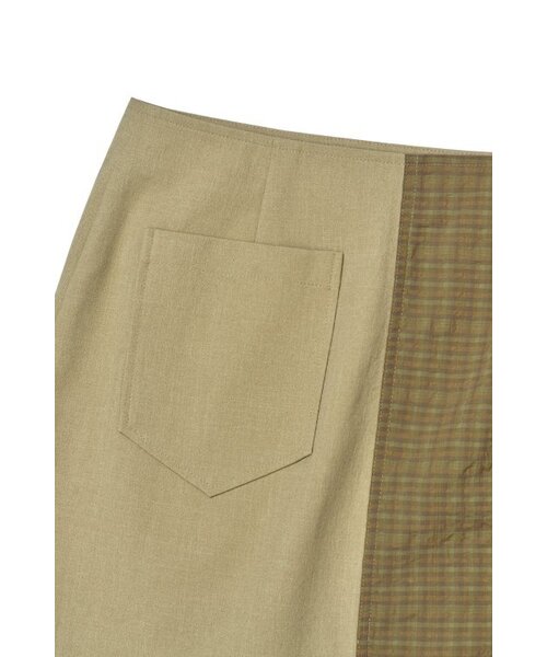 CURRENT（カレント）の「CHECK WRAP MINI SKIRT KS [MUSTARD]（スカート・レディース・その他・FREE）」の5枚目の写真
