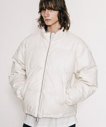 VASTIC（バスティック）の「セミオーバーレザーパディング_アイボリー（ダウンジャケット/コート）」