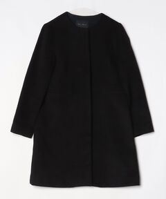 即日発送！新品！MICO COULIER ダンボールニットタフタ切替コート セール】ダンボールニット高密度タフタ切替コート（ノーカラーコート