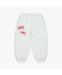 MINIDOU（ミニドウ）の「Ribbon Bear Kids Fleece Jogger Pants（スウェットパンツ）」