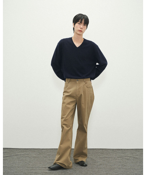 POKER FACE（ポーカーフェイス）の「FARASHA CASHMERE V NECK KNIT DARK NAVY（ニット/セーター・レディース・その他・46/48/50）」の3枚目の写真