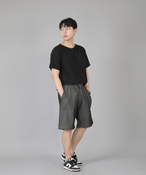 SAINTCREW(セントクルー)の「パティグショーツ EFS-348 グレーブラックデニム(その他パンツ・メンズ・その他・MEDIUM/LARGE/X-LARGE)」の8枚目の写真
