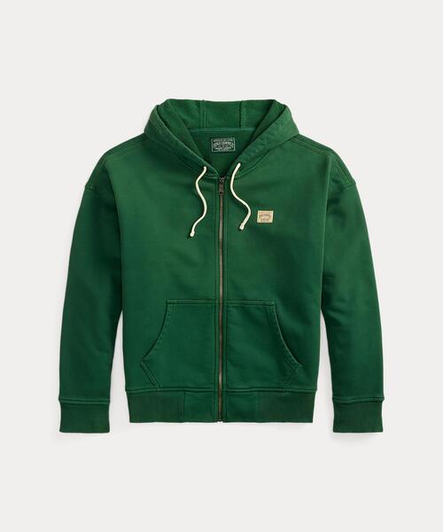 POLO RALPH LAUREN（ポロ ラルフ ローレン）の「リラックス フィット ループバック フリース フーディ（パーカー・メンズ・グリーン・L/M/S/XS）」の2枚目の写真