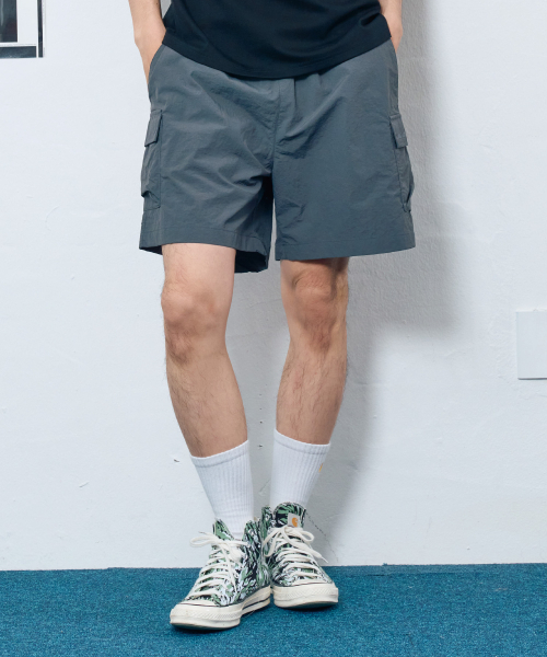 WILDROCK(ワイルドロック)の「ナイロンタスランカーゴショーツ_チャコール(その他パンツ・メンズ・その他・SMALL/MEDIUM/LARGE)」の1枚目の写真