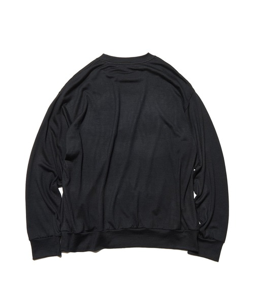 SOPHNET.（ソフネット）の「WASHABLE WOOL L/S TOP（Tシャツ/カットソー・メンズ・ブラック/ライトグレー/ブラウン/グリーン・2/3/1/4/5）」の14枚目の写真