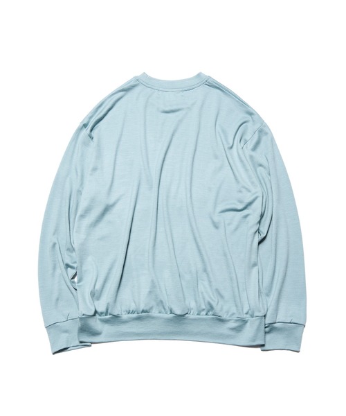 SOPHNET.（ソフネット）の「WASHABLE WOOL L/S TOP（Tシャツ/カットソー・メンズ・ブラック/ライトグレー/ブラウン/グリーン・2/3/1/4/5）」の12枚目の写真