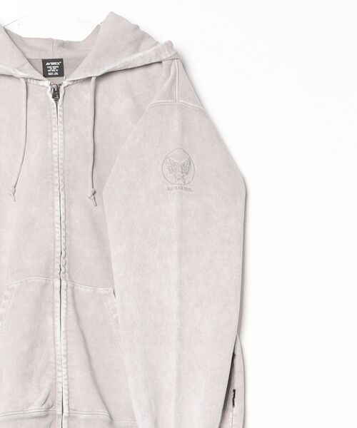 ACID WASH ZIP UP HOODIE / アシッドウォッシュ ジップアップ フーディ